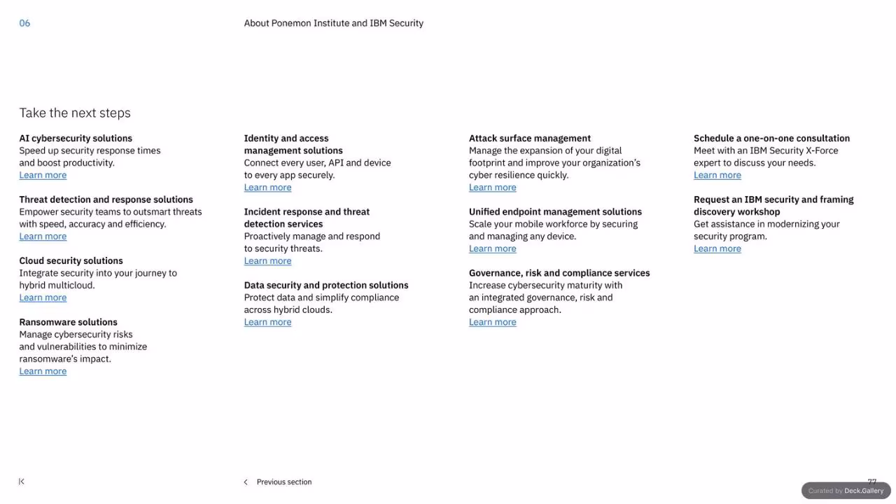 IBM Cost of a Data Breach Report 2023, slide 77
