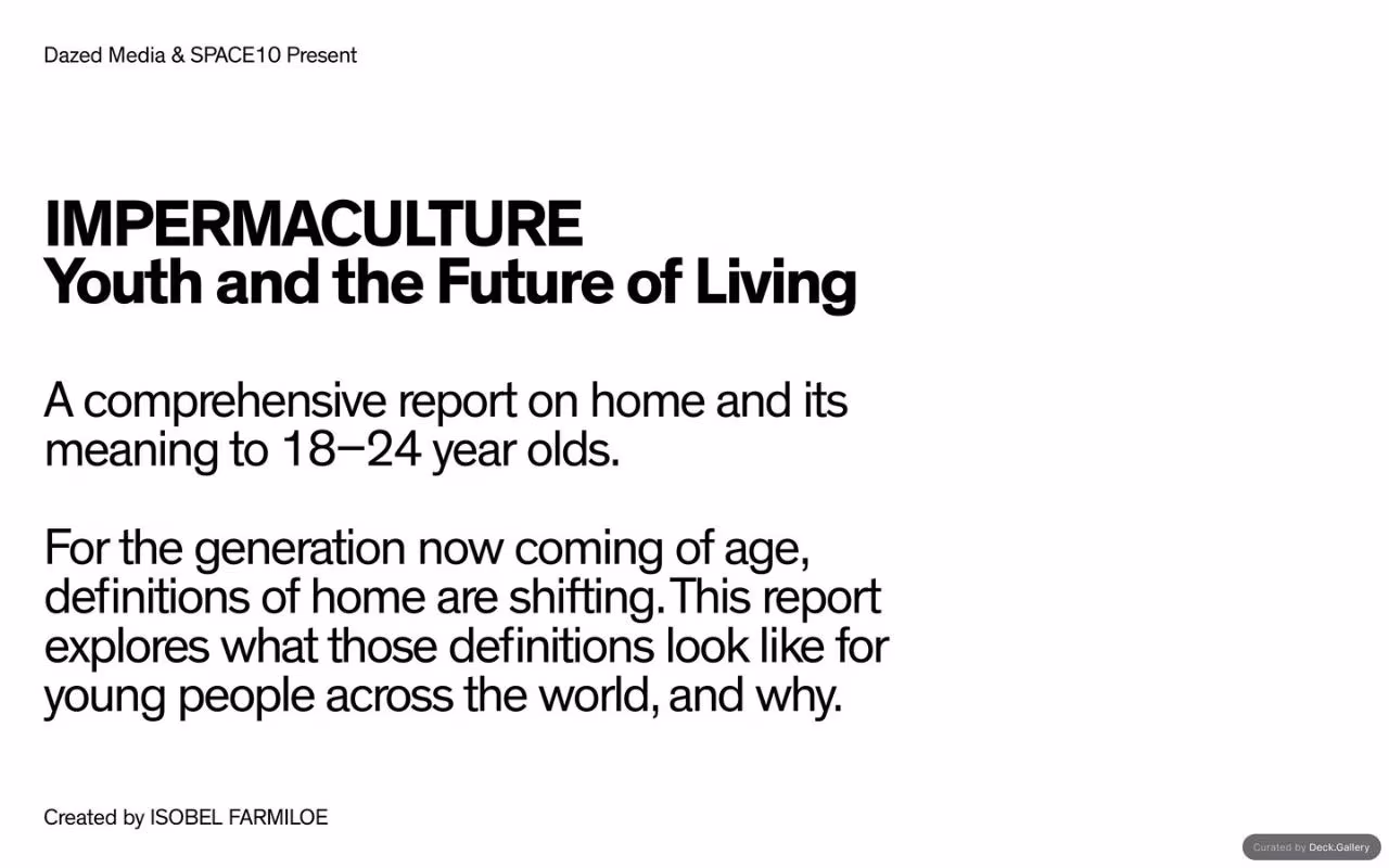 Impermaculture Report, slide 2