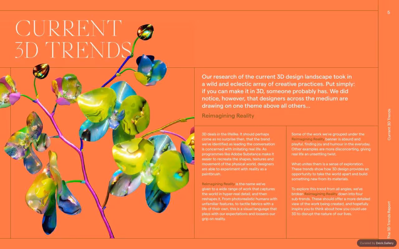 It's Nice That × Adobe 3D Trends Report, slide 5