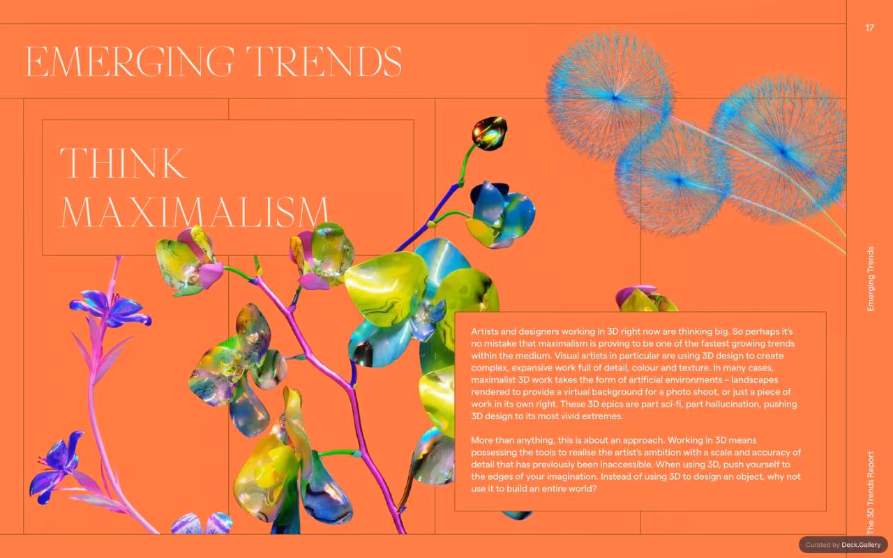 It's Nice That × Adobe 3D Trends Report, slide 17