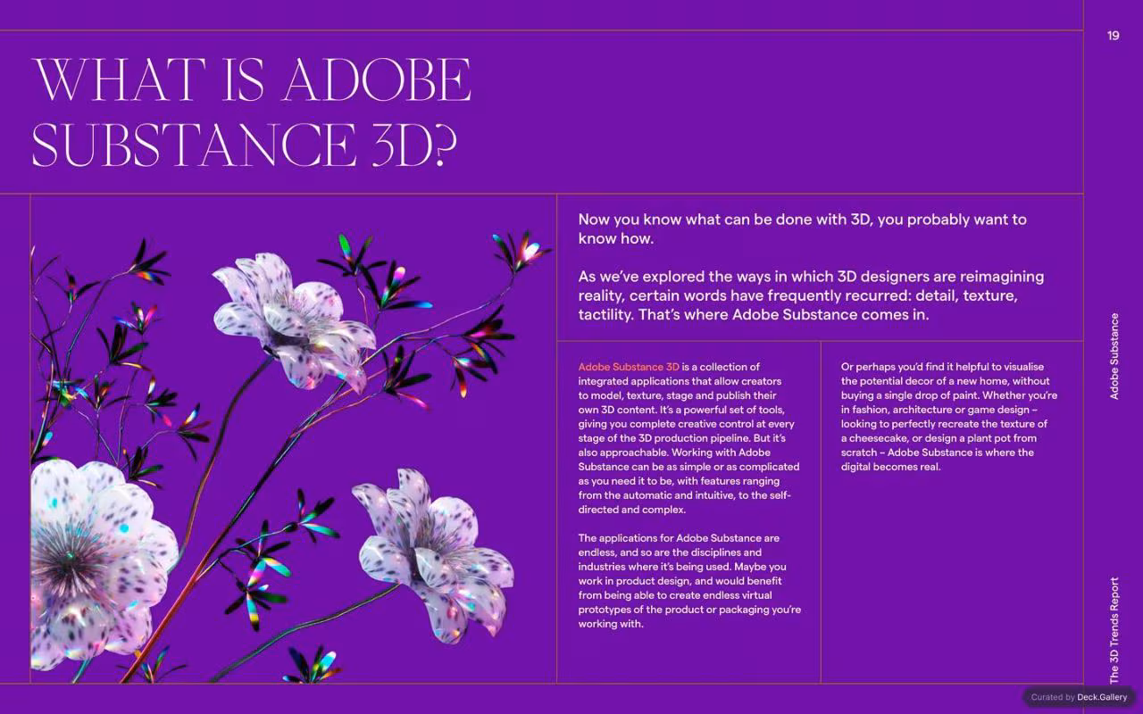 It's Nice That × Adobe 3D Trends Report, slide 19