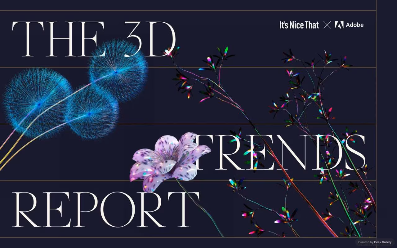 It's Nice That × Adobe 3D Trends Report, slide 24