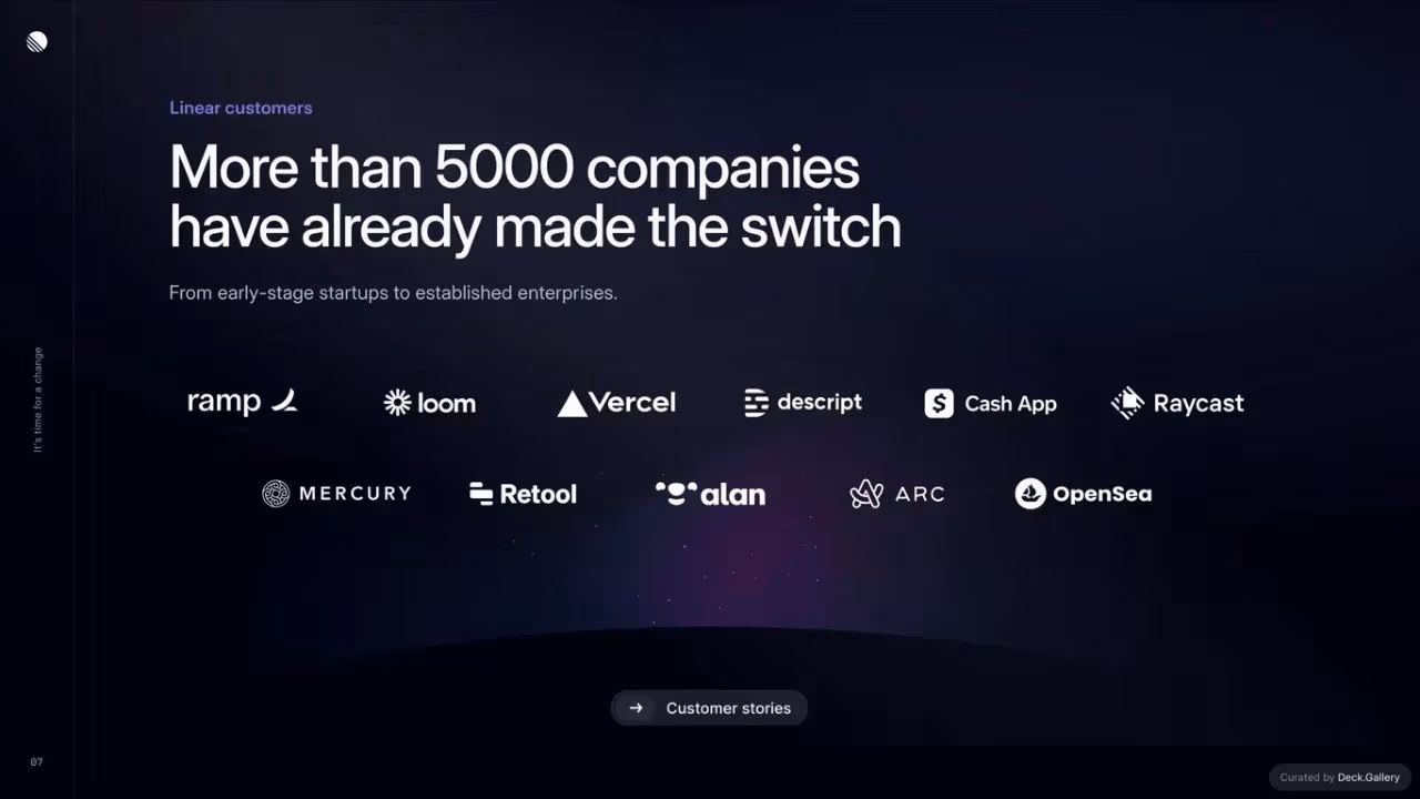 Linear Pitch Deck 2023, slide 8