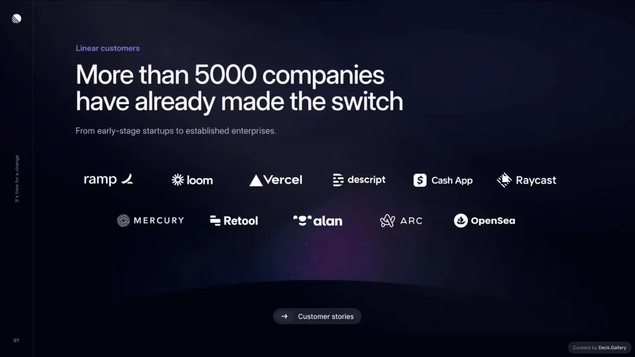 Linear Pitch Deck, slide 8