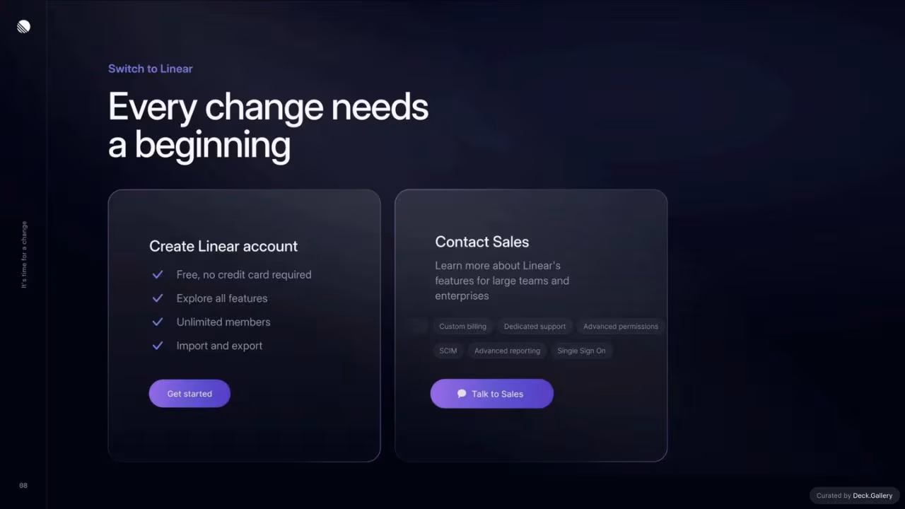 Linear Pitch Deck, slide 9