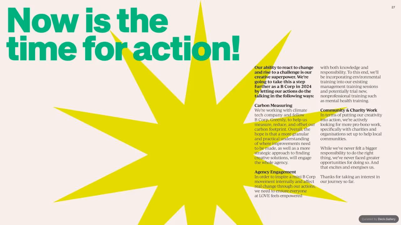LOVE. Impact Report 2023, slide 27