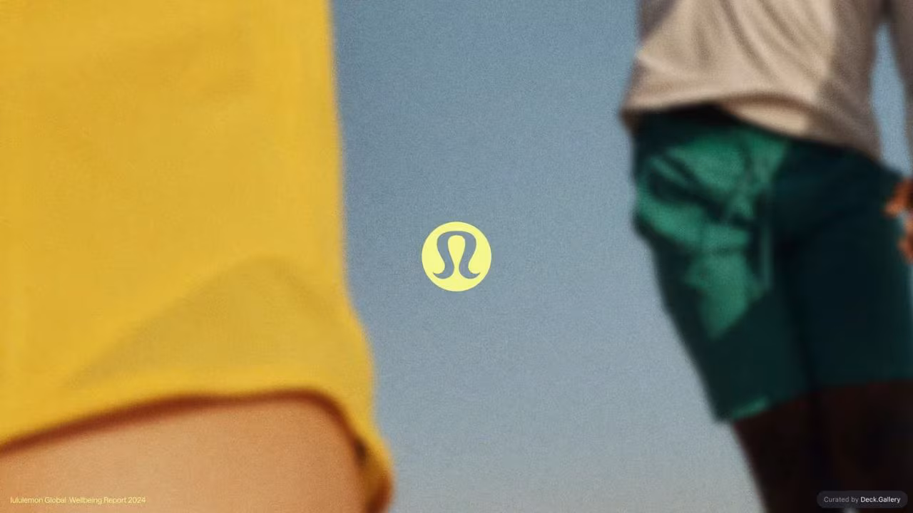 lululemon Global Wellbeing Report 2024, slide 50