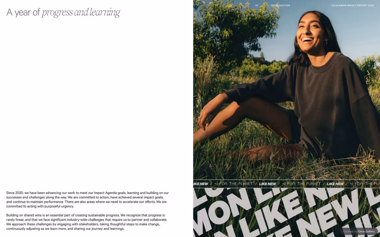 Lululemon Impact Report 2022, slide 15