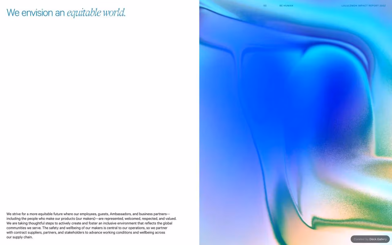 Lululemon Impact Report 2022, slide 20