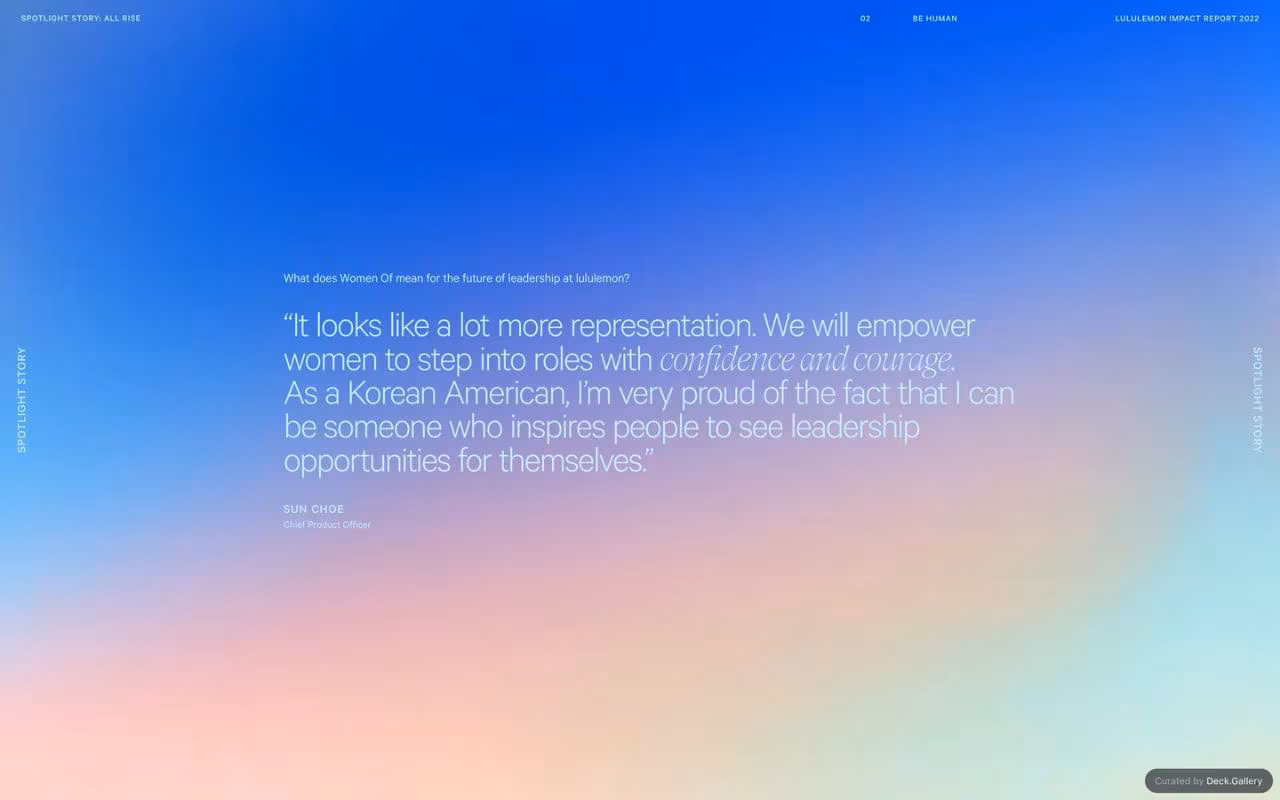 Lululemon Impact Report 2022, slide 24