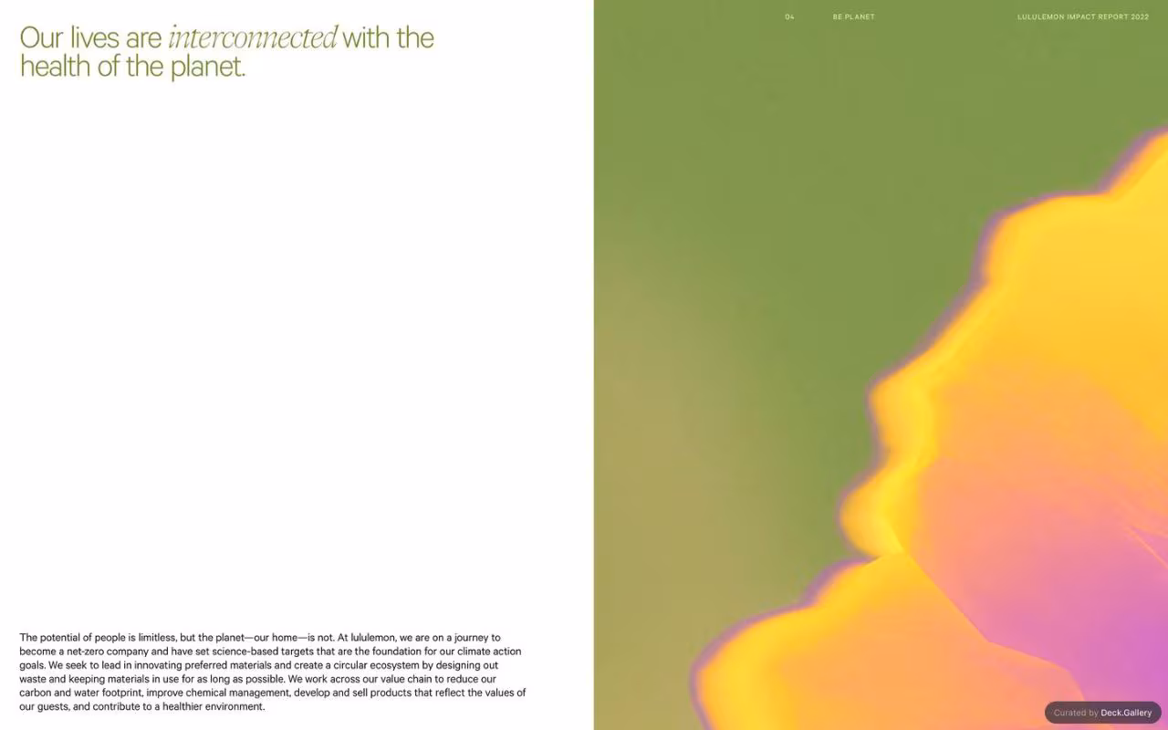 Lululemon Impact Report 2022, slide 46