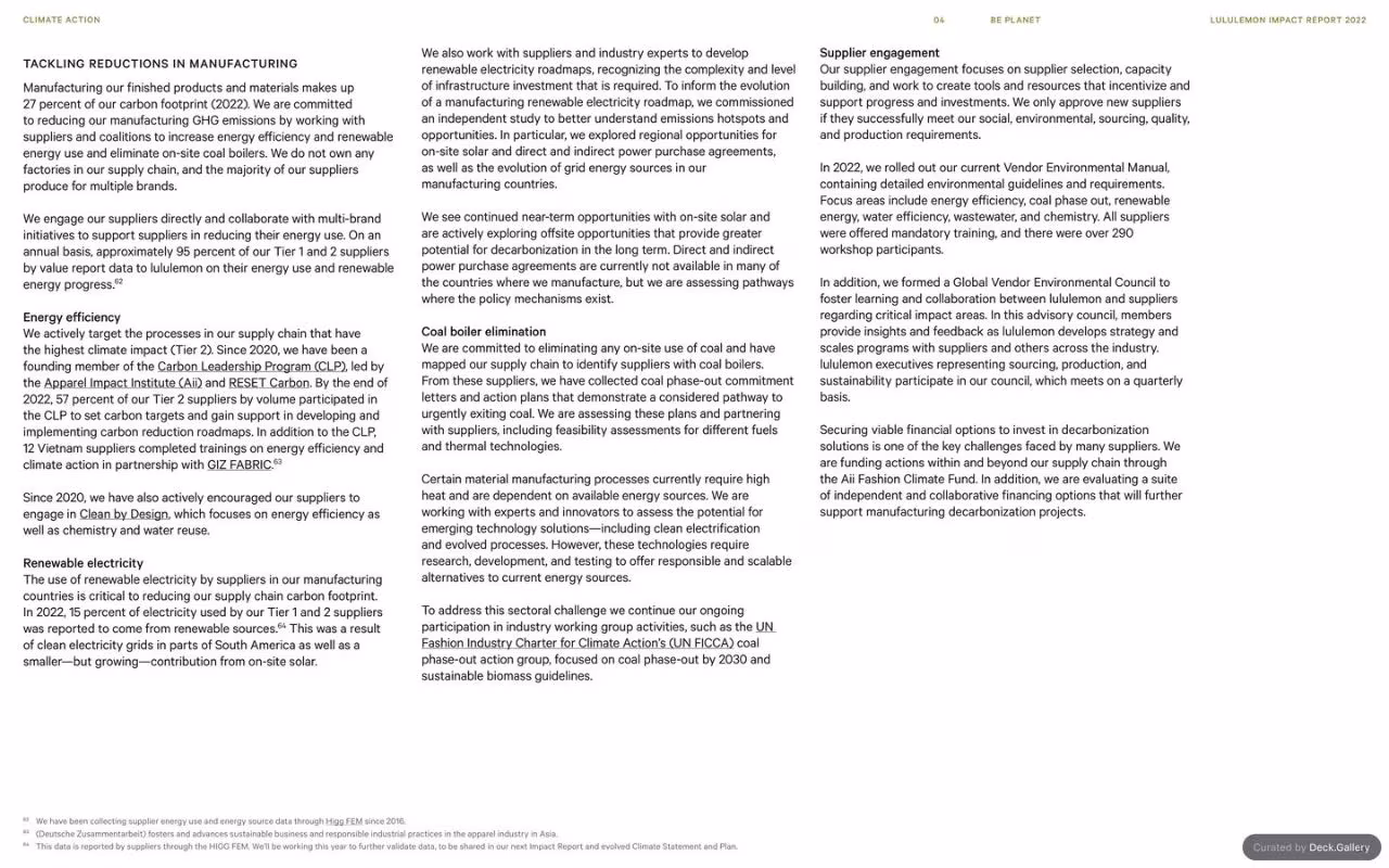 Lululemon Impact Report 2022, slide 51