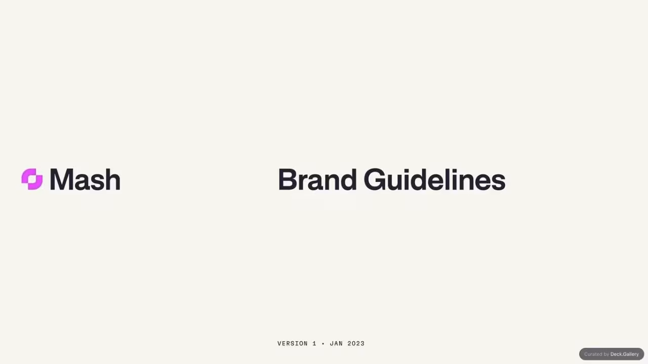 Mash Brand Guidelines 2023