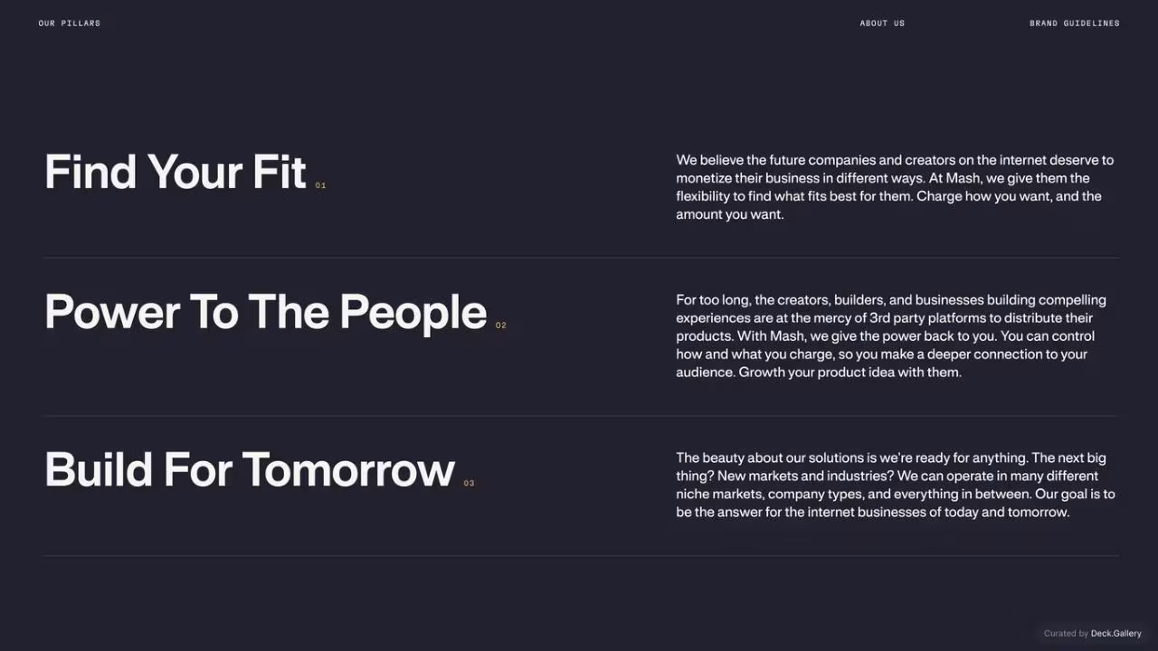 Mash Brand Guidelines 2023, slide 7