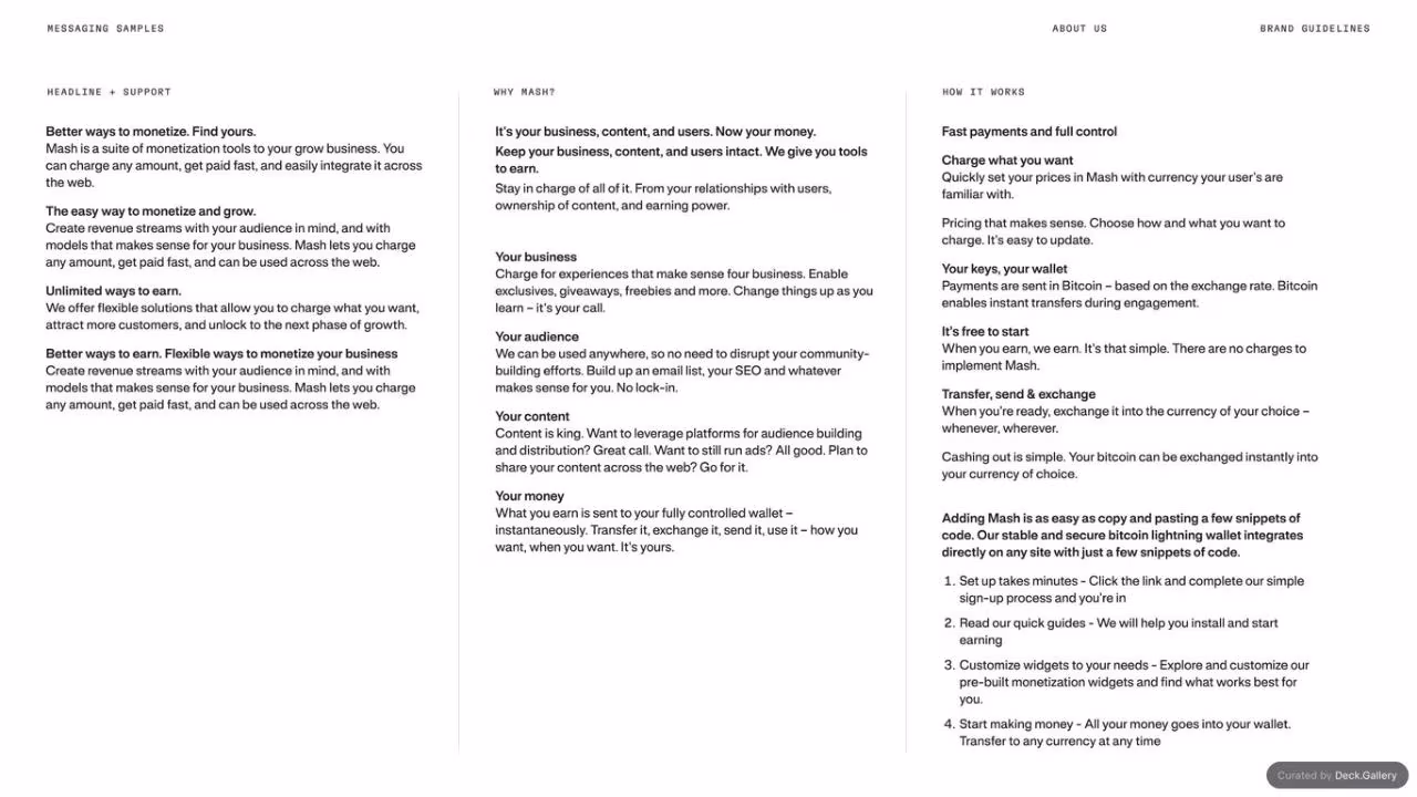 Mash Brand Guidelines 2023, slide 10