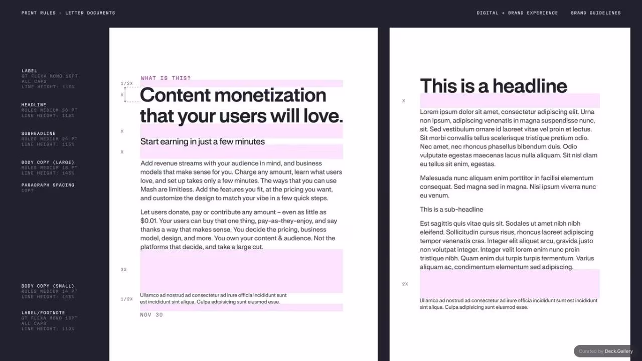 Mash Brand Guidelines 2023, slide 52