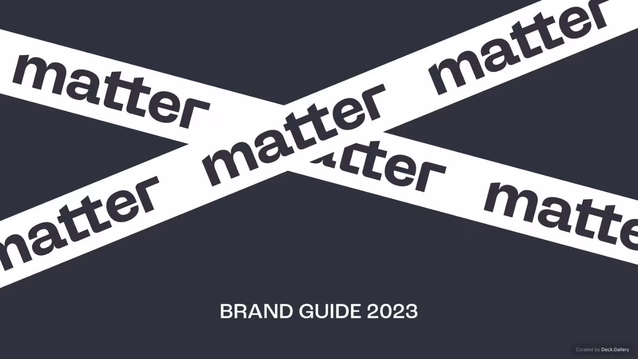 Matter Insurance Brand Guidelines 2023