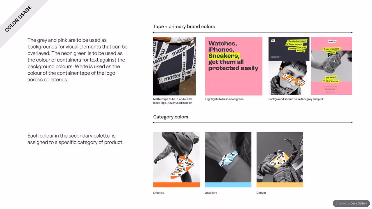 Matter Insurance Brand Guidelines 2023, slide 15