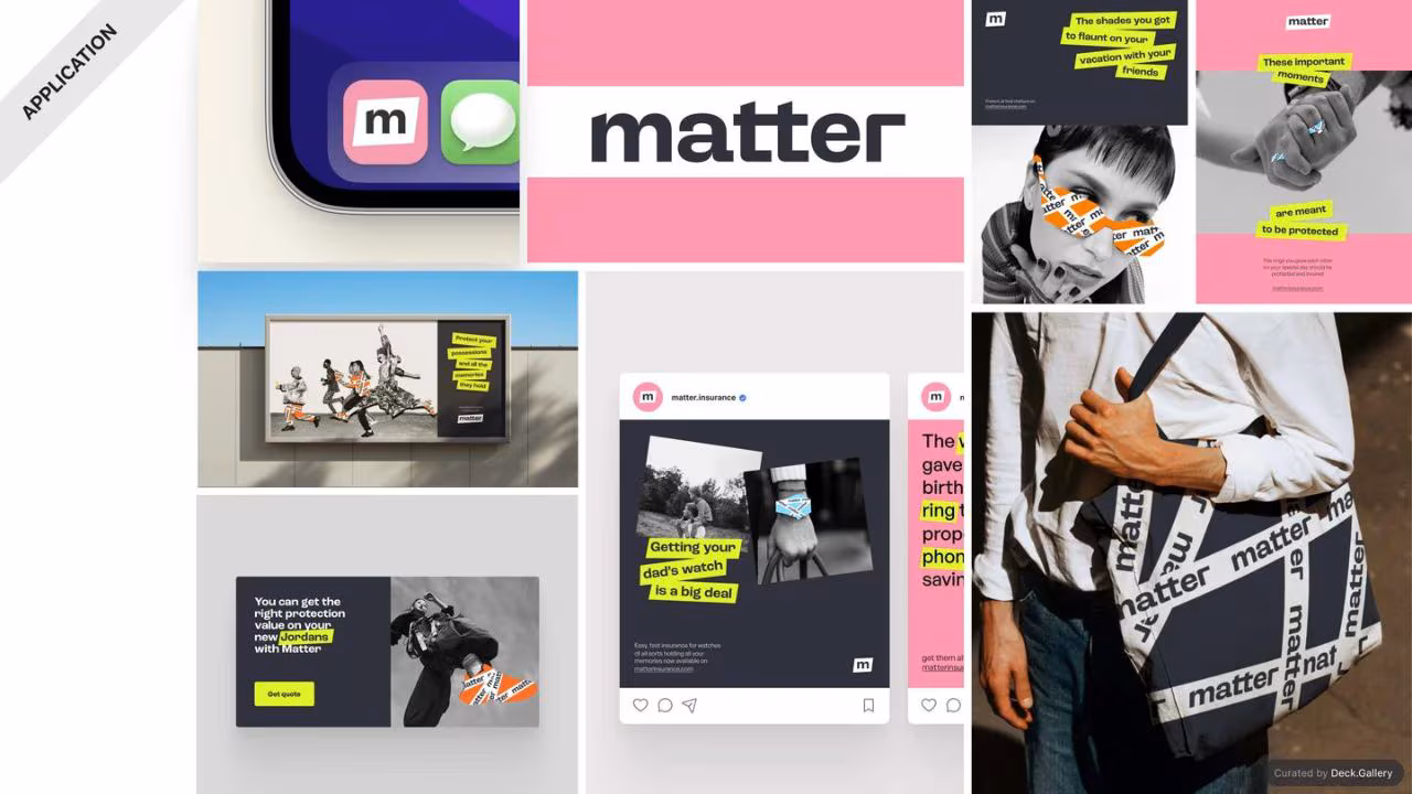 Matter Insurance Brand Guidelines 2023, slide 20