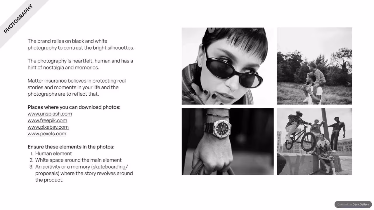 Matter Insurance Brand Guidelines 2023, slide 27