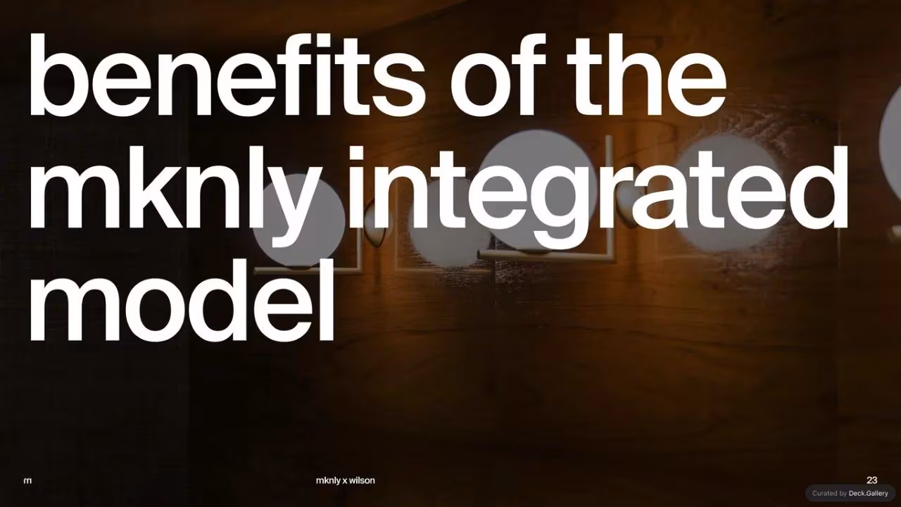 McKinley Studios Pitch Deck, slide 23