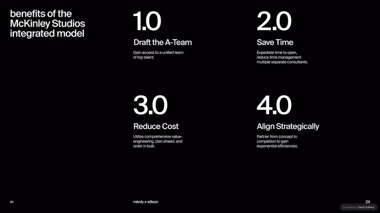 McKinley Studios Pitch Deck, slide 24