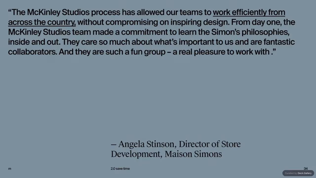 McKinley Studios Pitch Deck, slide 34
