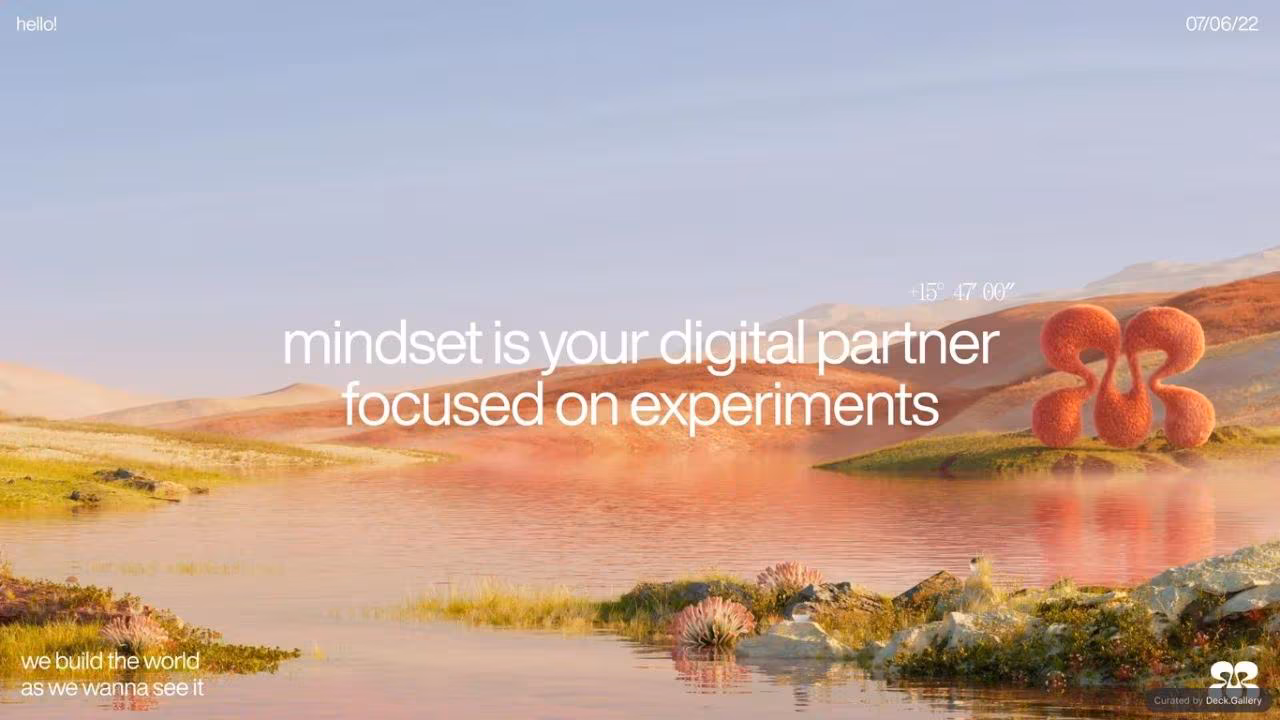 Mindset Studios Capabilities Deck 2024