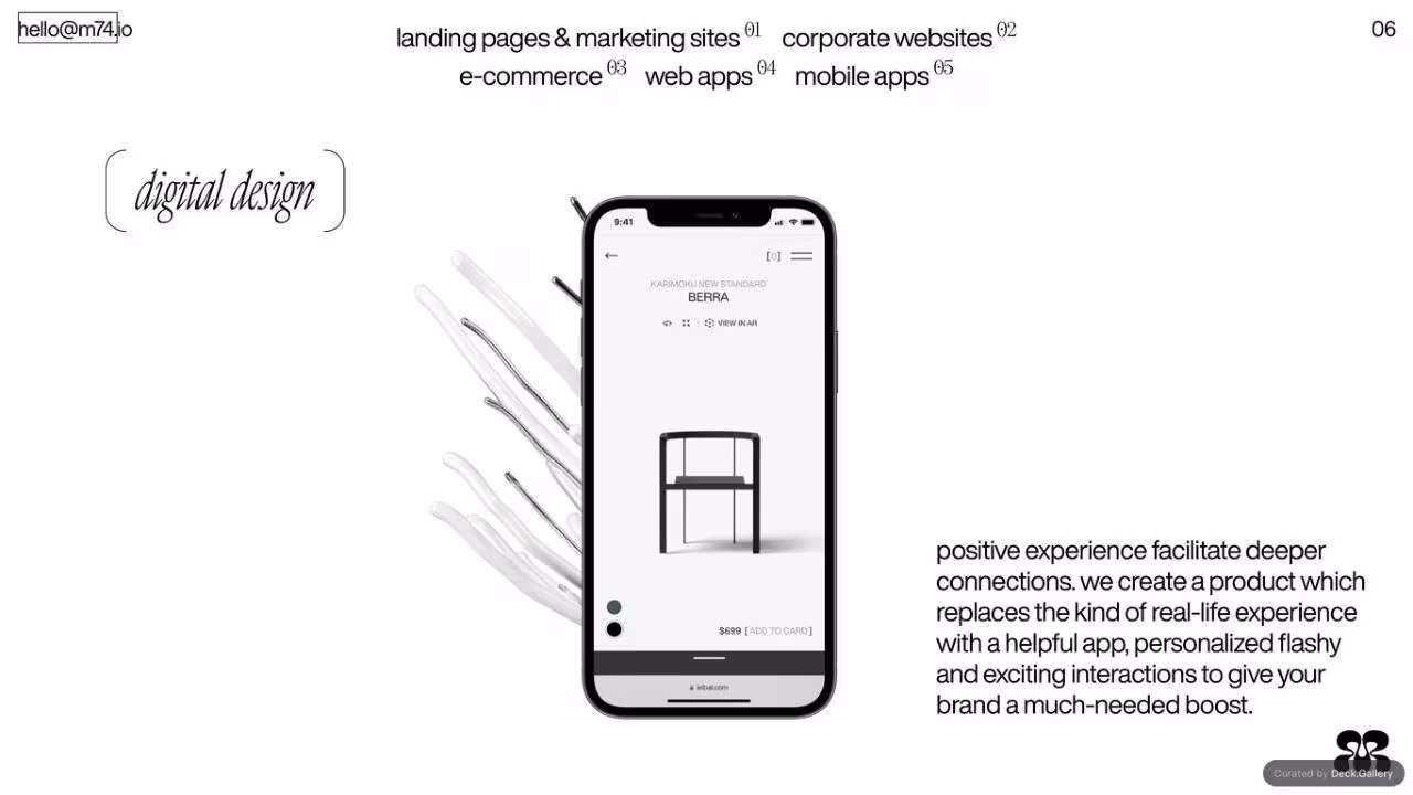 Mindset Studios Capabilities Deck 2024, slide 6