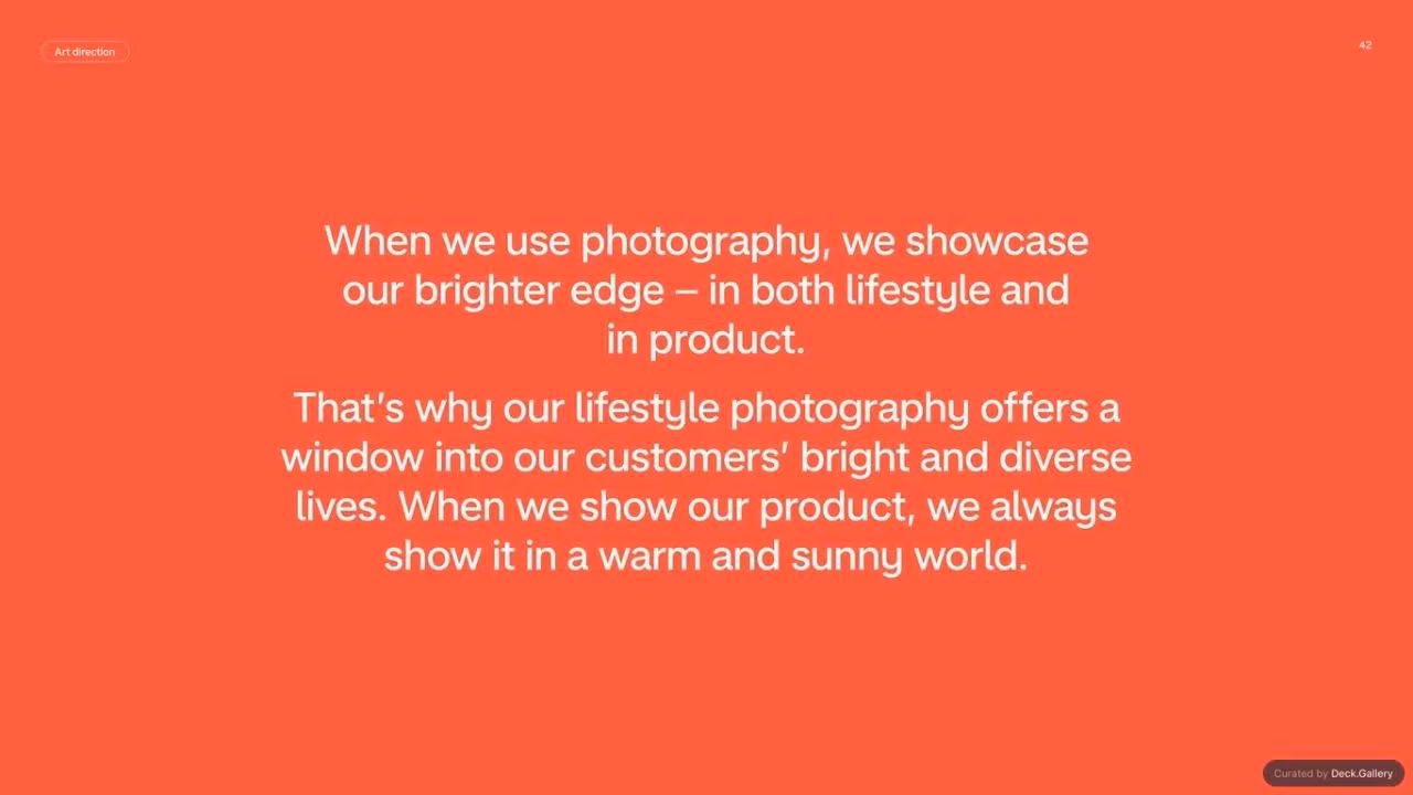 Monzo Brand Style Guide 2022, slide 42