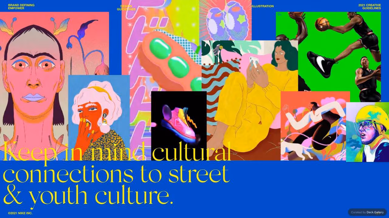 Nike Empower Creative Guidelines 2021, slide 121