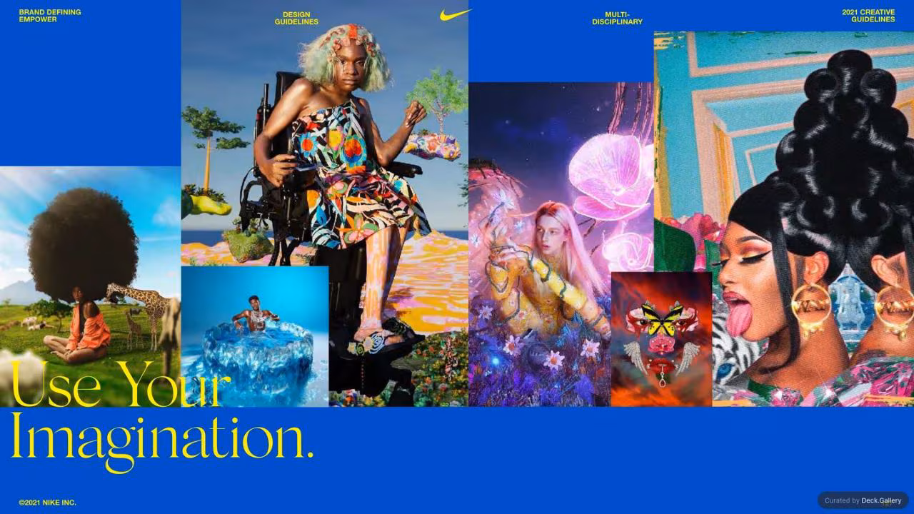 Nike Empower Creative Guidelines 2021, slide 127