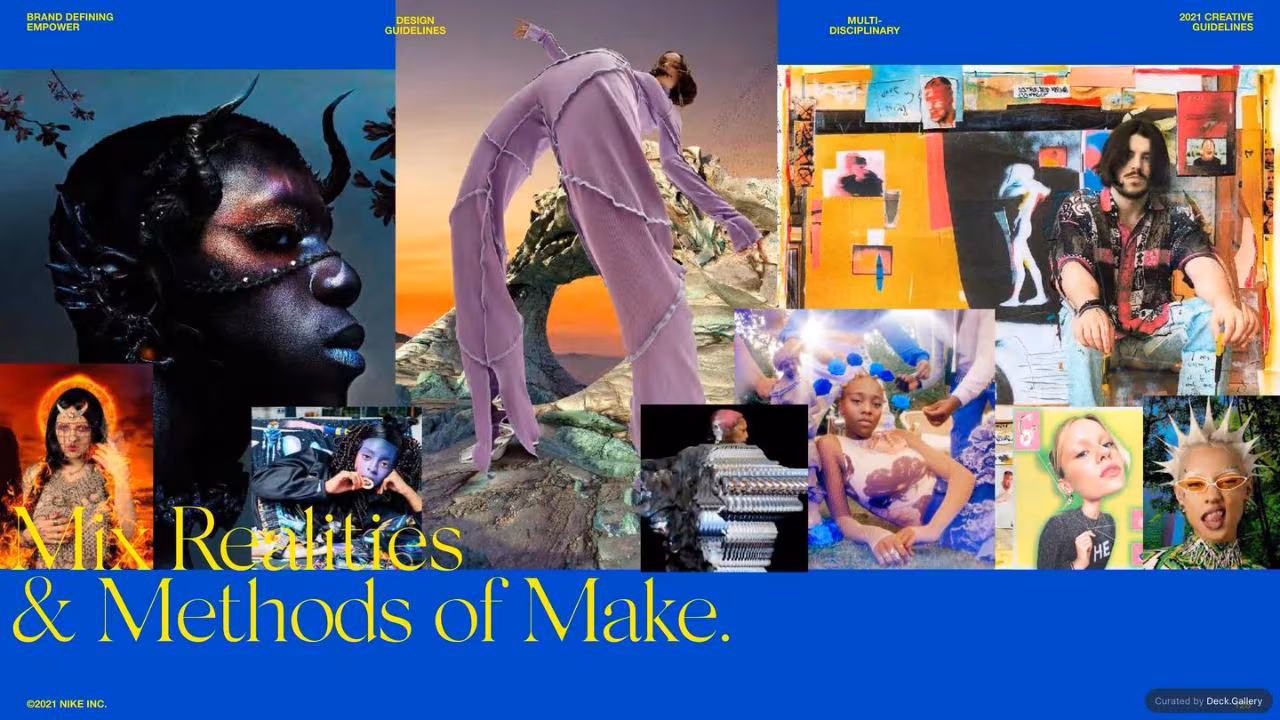 Nike Empower Creative Guidelines 2021, slide 128