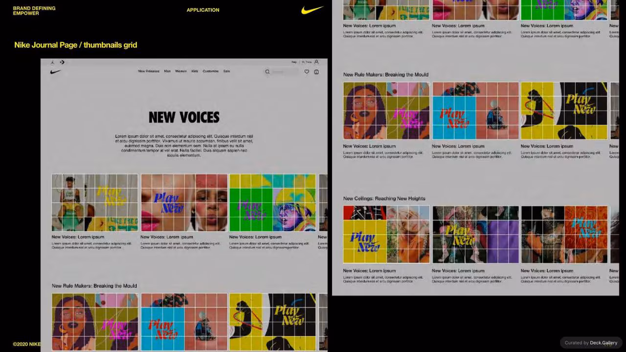 Nike Empower Creative Guidelines 2021, slide 179
