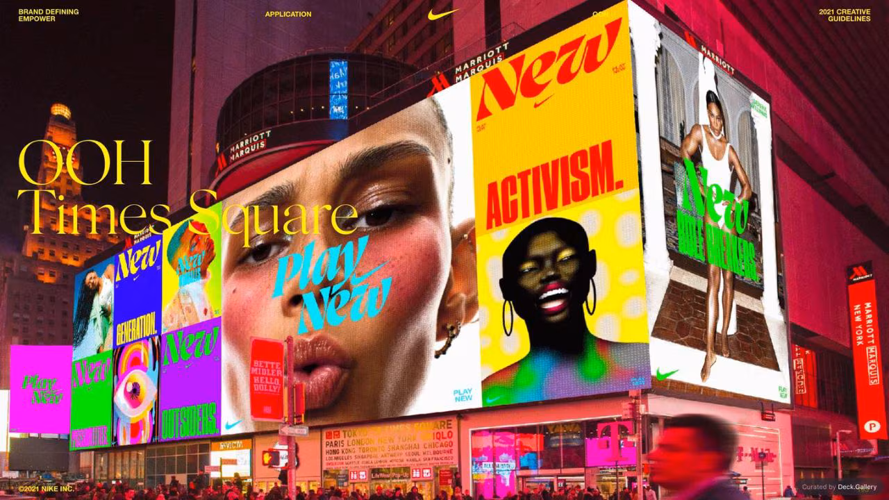 Nike Empower Creative Guidelines 2021, slide 193