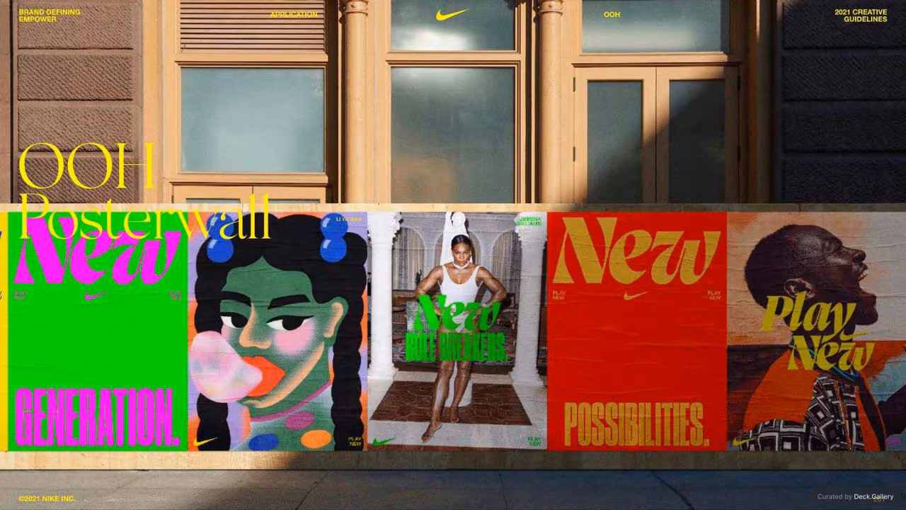 Nike Empower Creative Guidelines 2021, slide 201