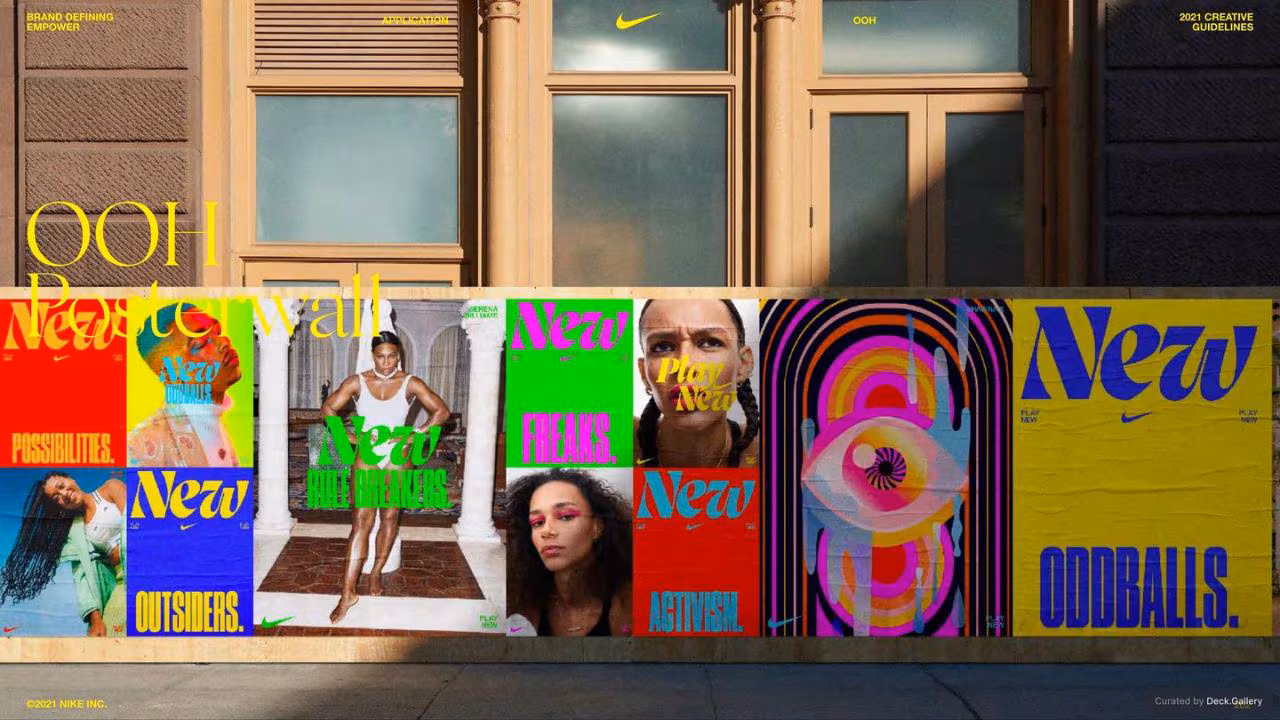 Nike Empower Creative Guidelines 2021, slide 202