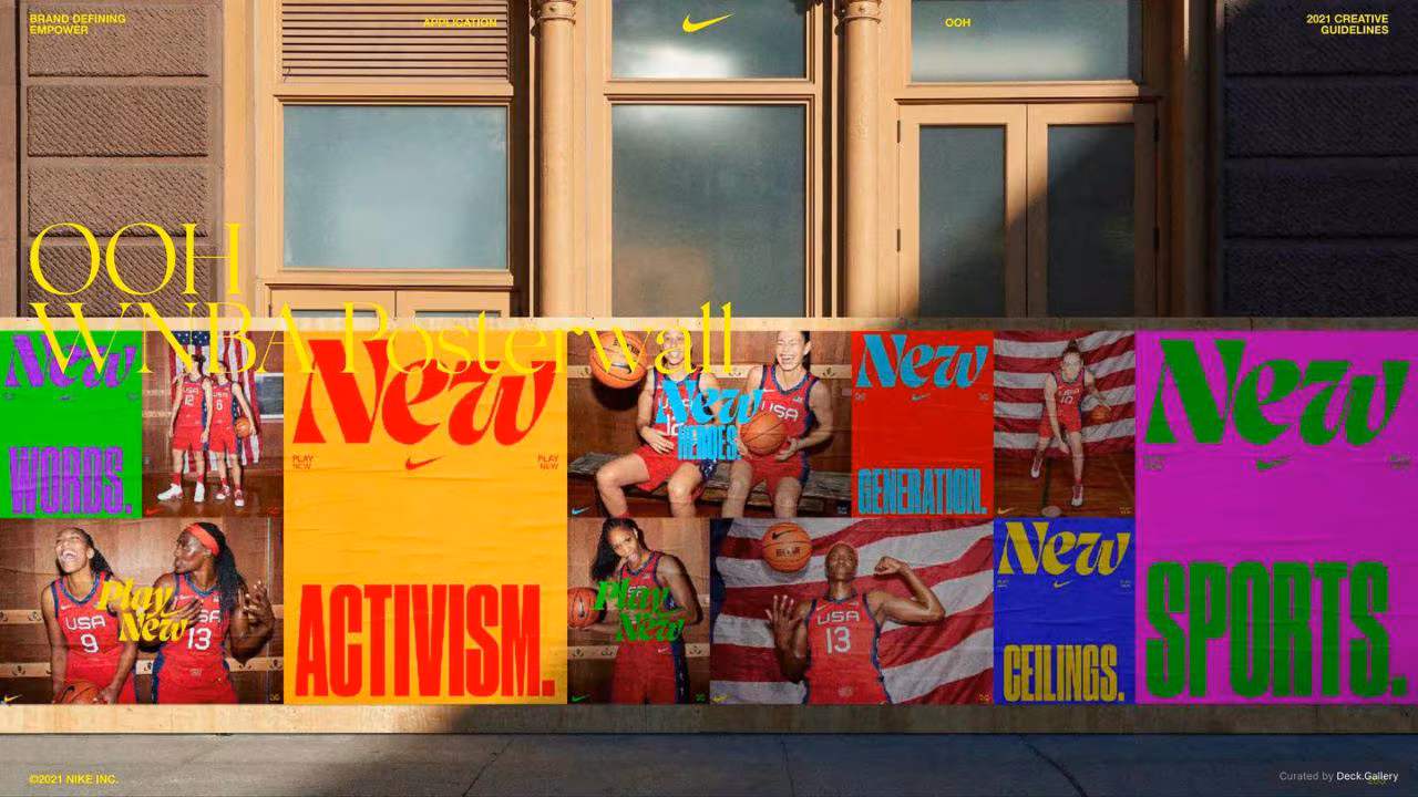 Nike Empower Creative Guidelines 2021, slide 203