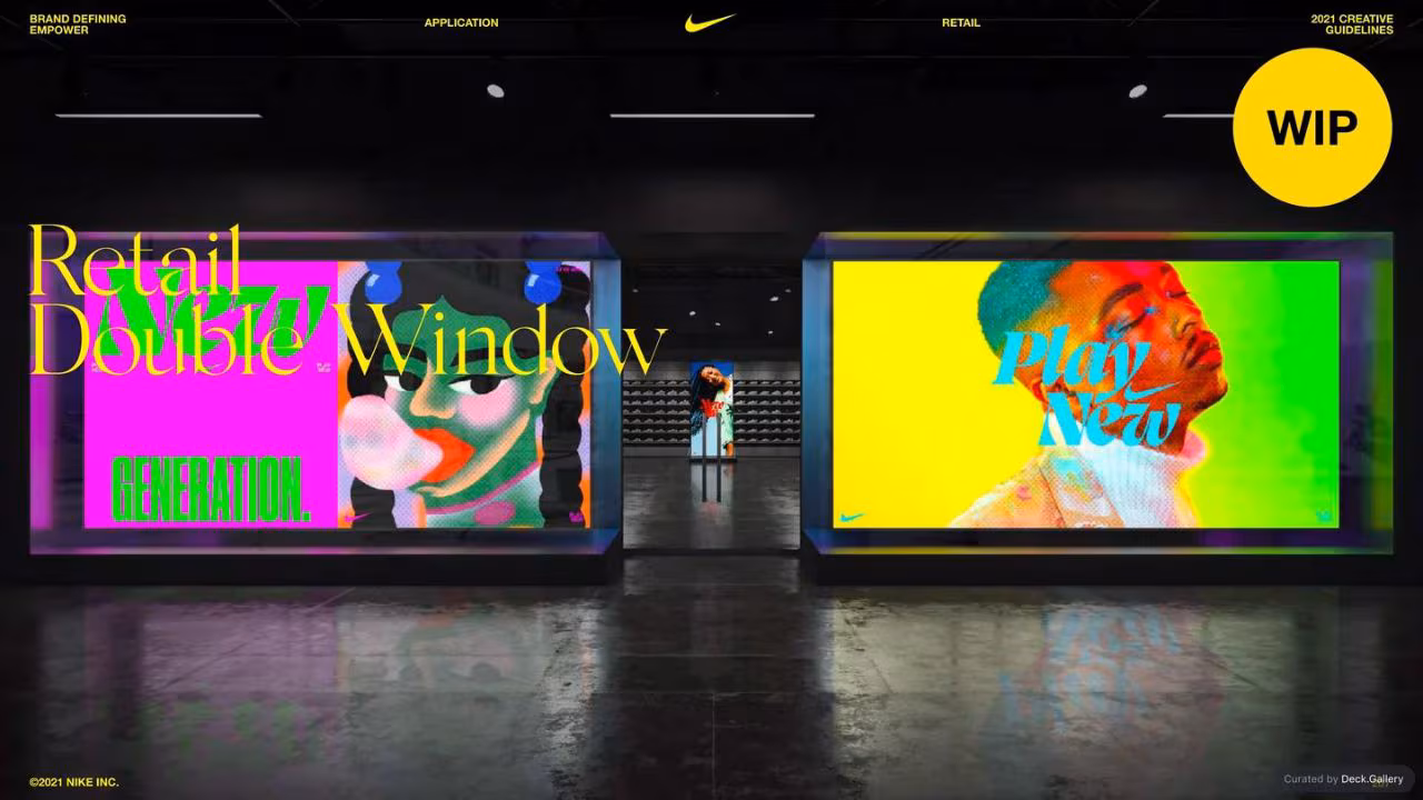 Nike Empower Creative Guidelines 2021, slide 207