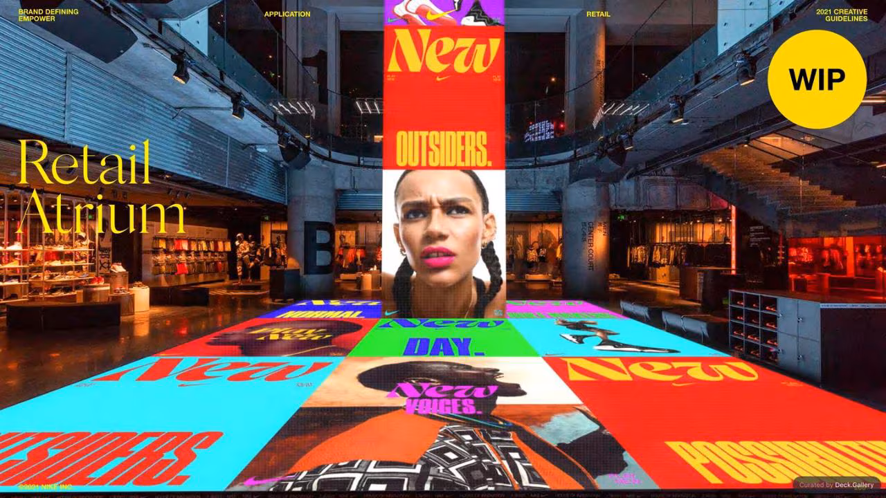 Nike Empower Creative Guidelines 2021, slide 209