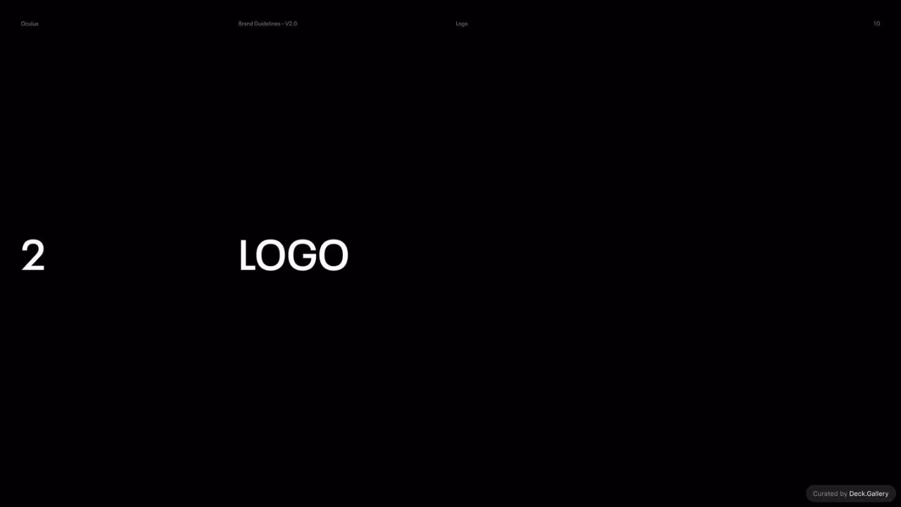Oculus Brand Guidelines v2.0, slide 10