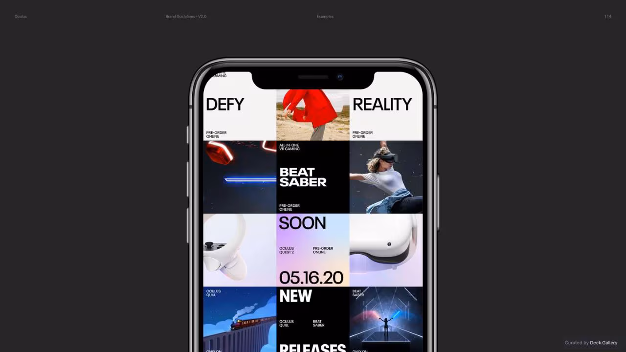 Oculus Brand Guidelines v2.0, slide 114