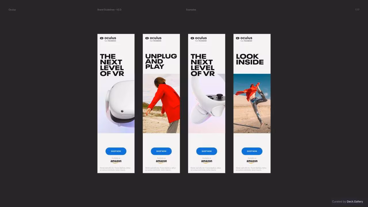 Oculus Brand Guidelines v2.0, slide 117