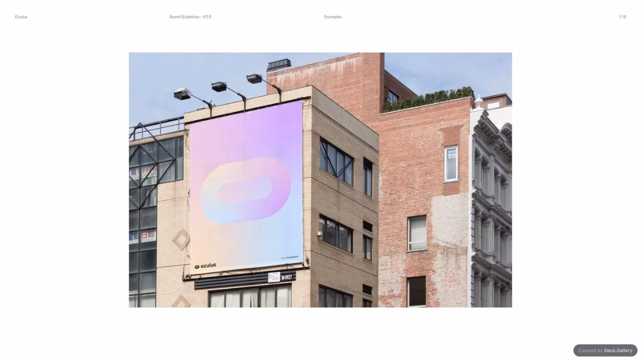 Oculus Brand Guidelines v2.0, slide 119
