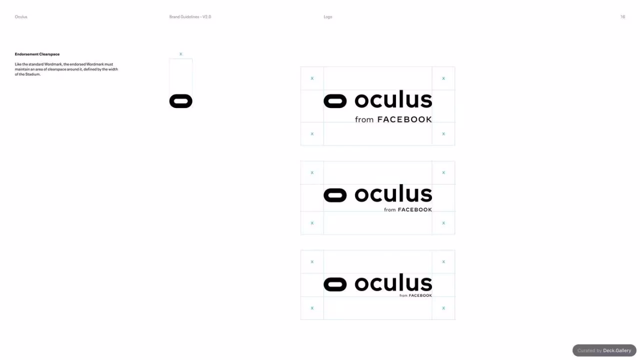 Oculus Brand Guidelines v2.0, slide 16