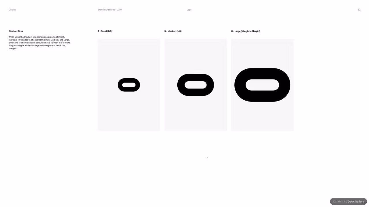 Oculus Brand Guidelines v2.0, slide 22