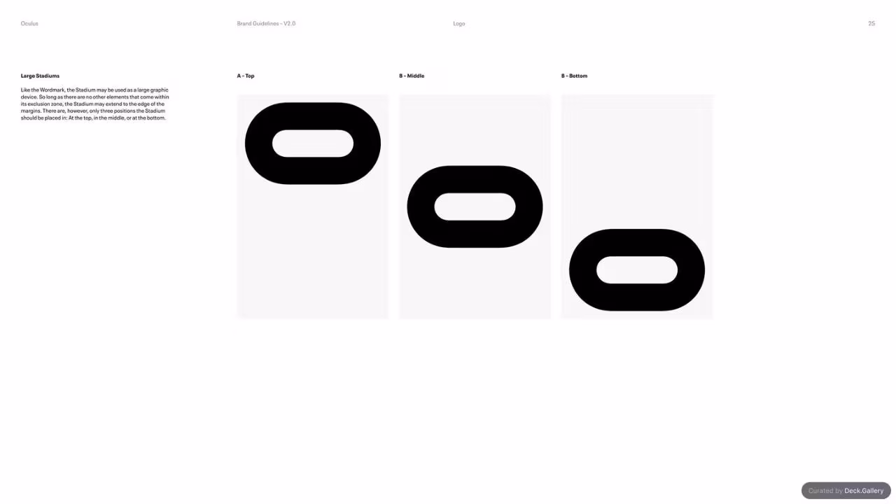 Oculus Brand Guidelines v2.0, slide 25