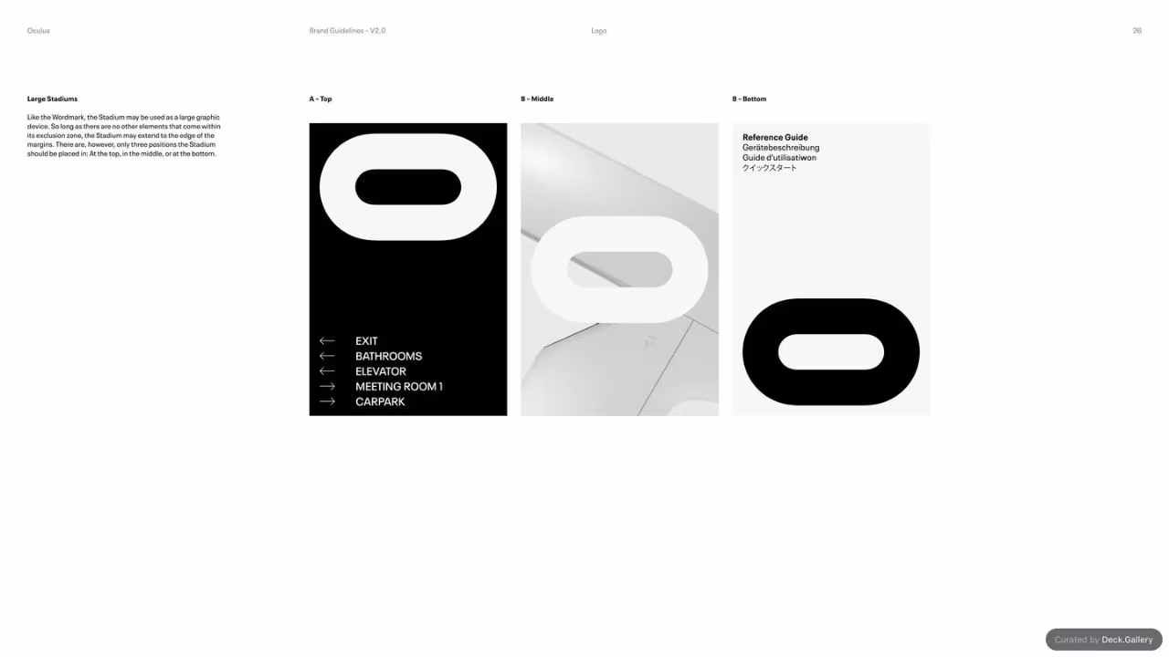 Oculus Brand Guidelines v2.0, slide 26