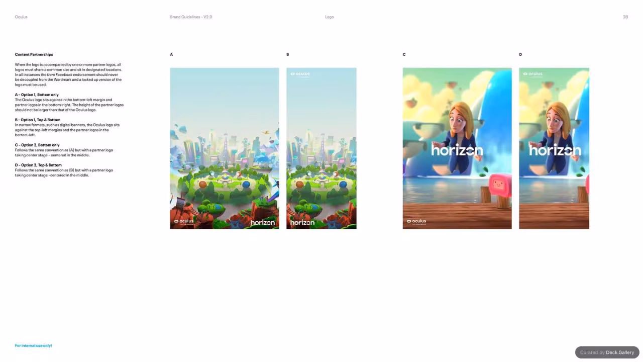 Oculus Brand Guidelines v2.0, slide 28