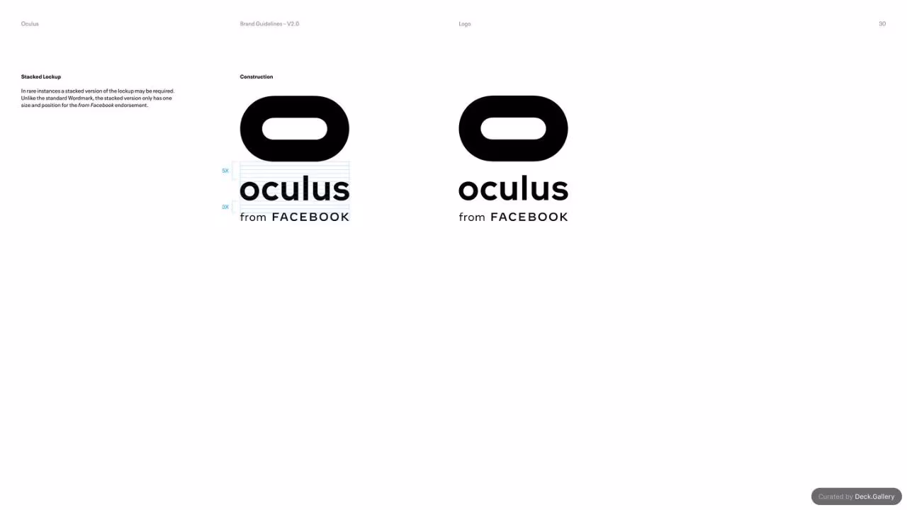 Oculus Brand Guidelines v2.0, slide 30